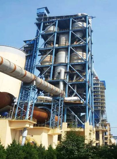 青州中聯水泥6000t/d生產線技改全貌圖